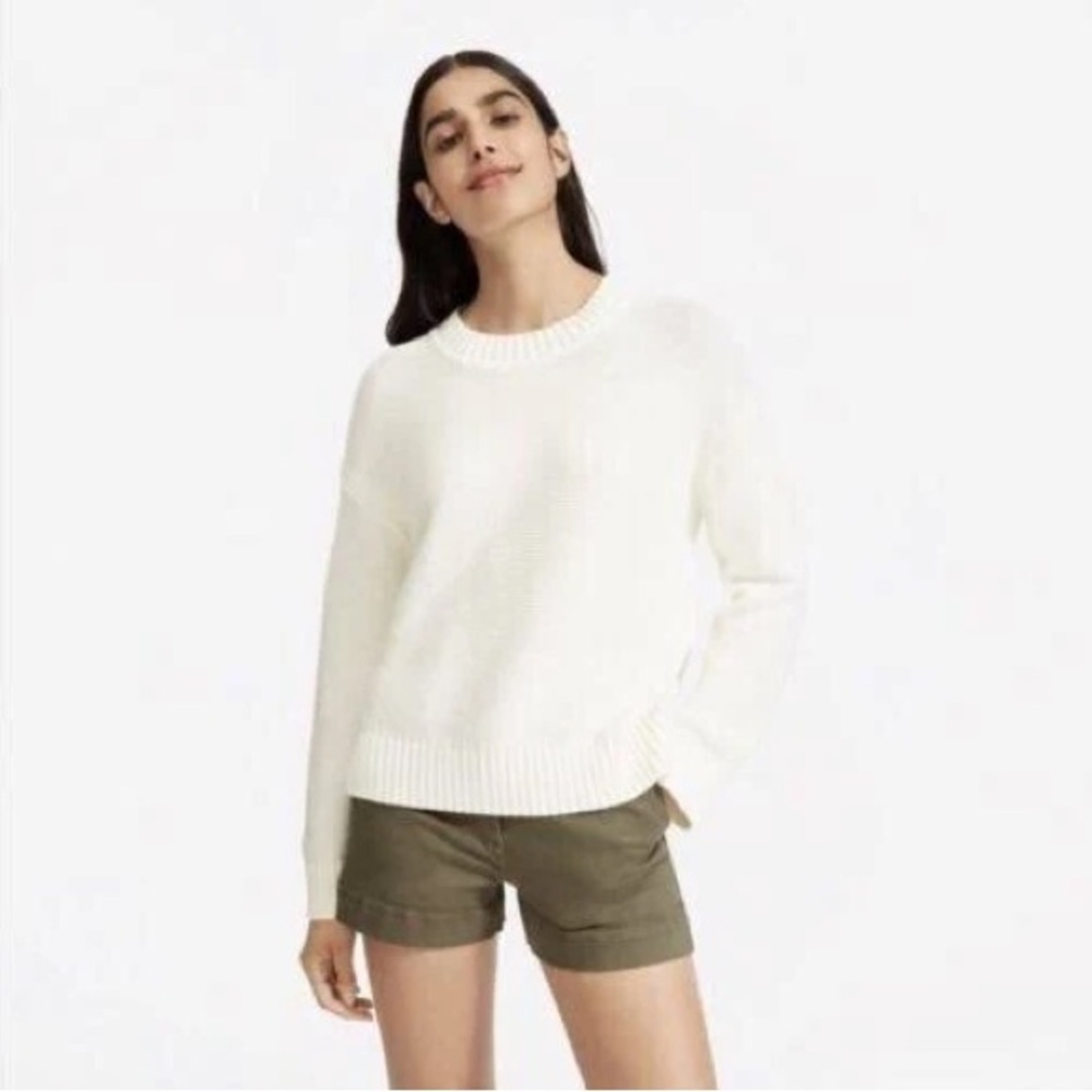 Everlane Link-stitch crewneck sweater